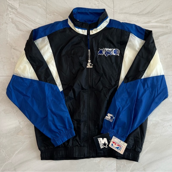 Vintage 90s Starter Orlando Magic Windbreaker Jacket Deadstock NWT RARE SZ M - Picture 2 of 10